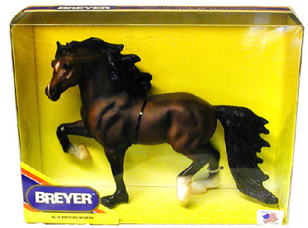 Minyfford Megastar was the Breyer model stallion for Welsh Cobs in 1997 and 1998